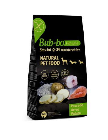 BUB-BO Q-34 SALMÓN HIPOALERGENICO PERROS. 15KG