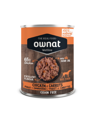 OWNAT WETLINE POLLO CON ZANAHORIA 395GR