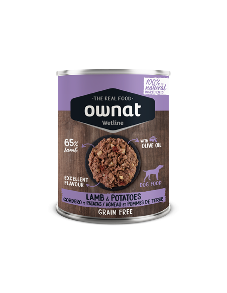 OWNAT CORDERO CON PATATA 395GR