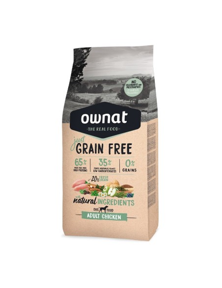 OWNAT DOG JUST GRAIN FREE ADULT CHICKEN 14kg