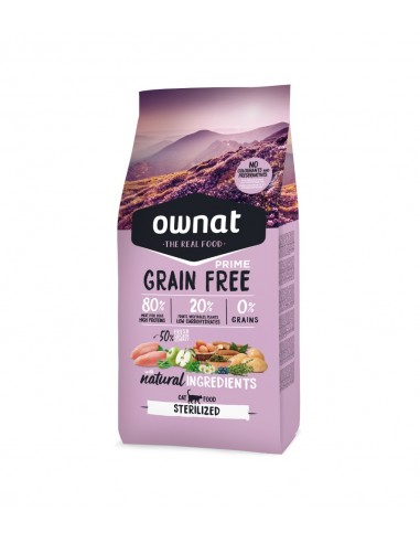 OWNAT CAT GRAIN FREE PRIME STERILIZED...