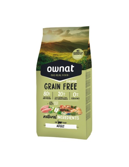 OWNAT CAT GRAIN FREE PRIME ADULT CHICKEN&TURKEY 3KG